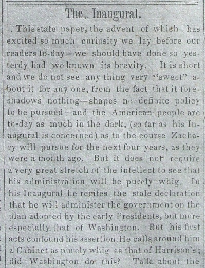 Details about  / 1849 newspaper w President ZACHARY TAYLOR State of the Union Speech CA GOLD RUSH